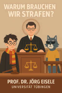 Bild mit Richter, Harry Potter und Kater Karlo im Gerichtssaal (AI-Generiert)